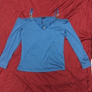 Size 10 Women's Blue Shirt